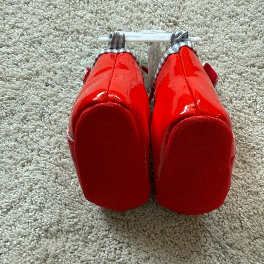 Happy Baby Boots‎ Infant 0-6 months Girls Boys Shiny Red Rain Shoes